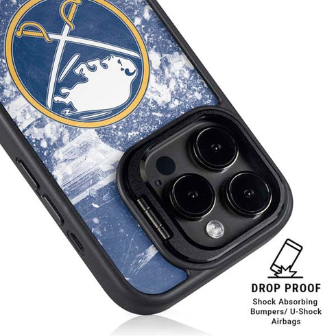 NHL Buffalo Sabres Frozen iPhone 13 Pro Max Kickstand Case