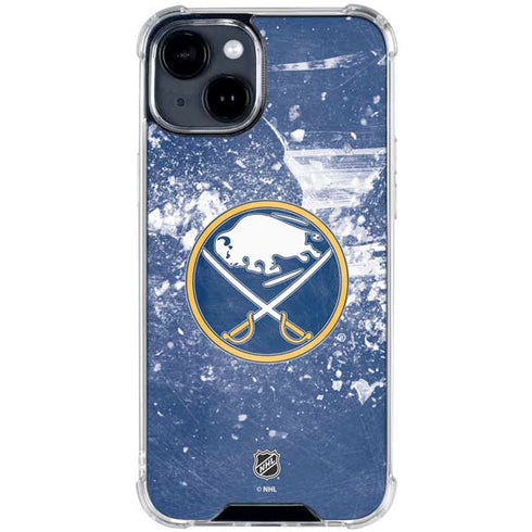 NHL Buffalo Sabres Frozen iPhone 15 Clear Case