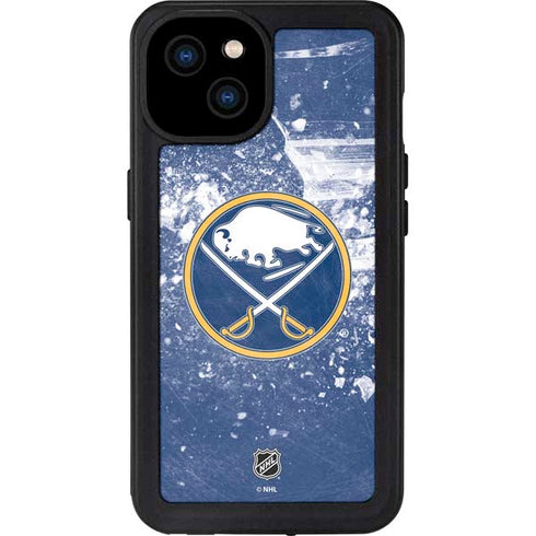 NHL Buffalo Sabres Frozen iPhone 15 Plus Waterproof Case