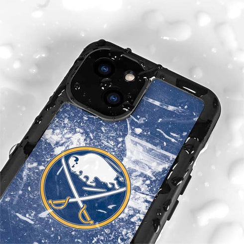 NHL Buffalo Sabres Frozen iPhone 15 Plus Waterproof Case