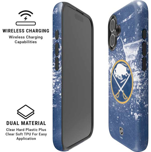 NHL Buffalo Sabres Frozen iPhone 16 Plus Magsafe Impact Case