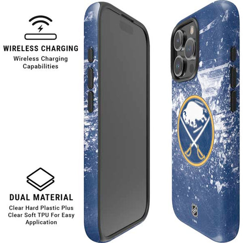 NHL Buffalo Sabres Frozen iPhone 16 Pro Magsafe Impact Case