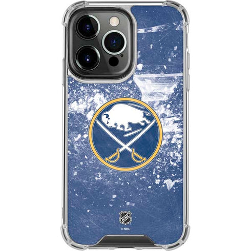 NHL Buffalo Sabres Frozen iPhone 16 Pro Max Clear Case
