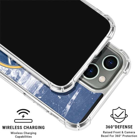 NHL Buffalo Sabres Frozen iPhone 16 Pro Max Clear Case