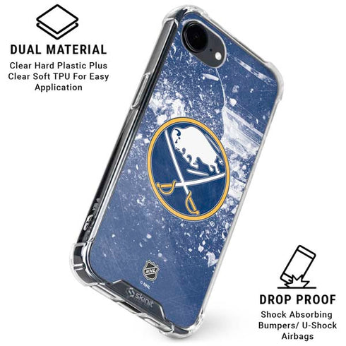 NHL Buffalo Sabres Frozen iPhone 16e Clear Case