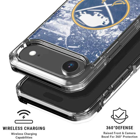 NHL Buffalo Sabres Frozen iPhone 17 Air Clear Case