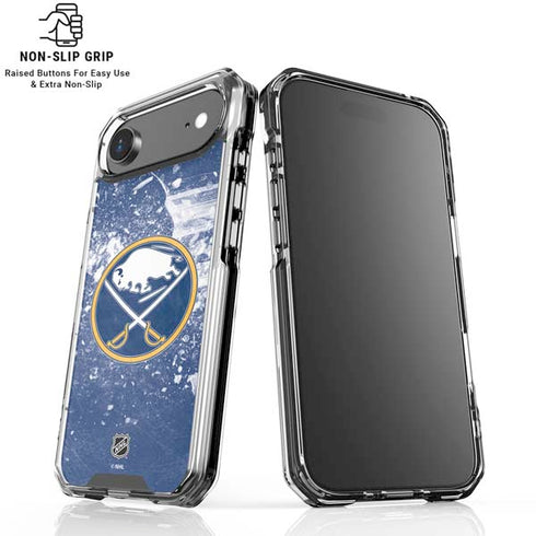 NHL Buffalo Sabres Frozen iPhone 17 Air Clear Case
