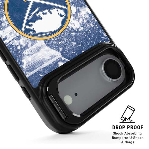 NHL Buffalo Sabres Frozen iPhone 17 Air Kickstand Case