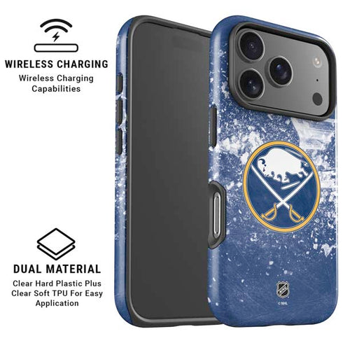 NHL Buffalo Sabres Frozen iPhone 17 Pro Max Magsafe Impact Case