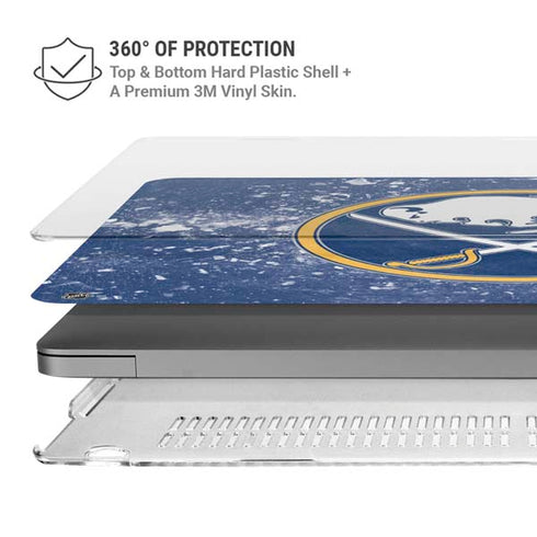 NHL Buffalo Sabres Frozen MacBook Pro 14in (2021-24) Case plus Skin