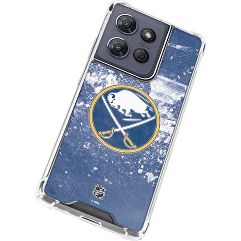 NHL Buffalo Sabres Frozen Moto G Stylus 5G (2025) Clear Case