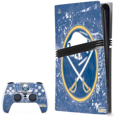 NHL Buffalo Sabres Frozen PS5 Pro Bundle Skin