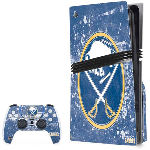 NHL Buffalo Sabres Frozen PS5 Pro Disk Bundle Skin