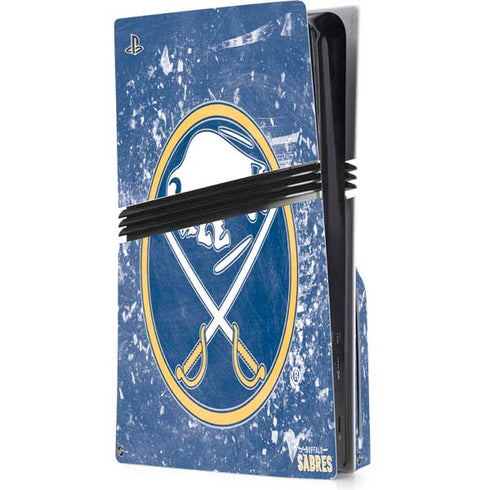 NHL Buffalo Sabres Frozen PS5 Pro Disk Console Skin