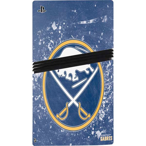 NHL Buffalo Sabres Frozen PS5 Pro Disk Console Skin