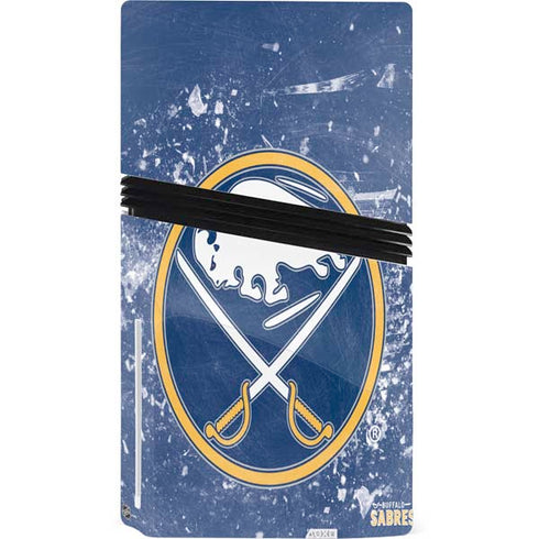 NHL Buffalo Sabres Frozen PS5 Pro Disk Console Skin