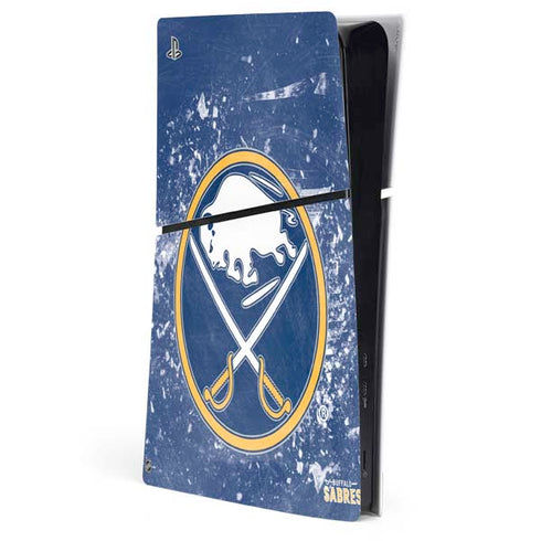 NHL Buffalo Sabres Frozen PS5 Slim Digital Edition Console Skin