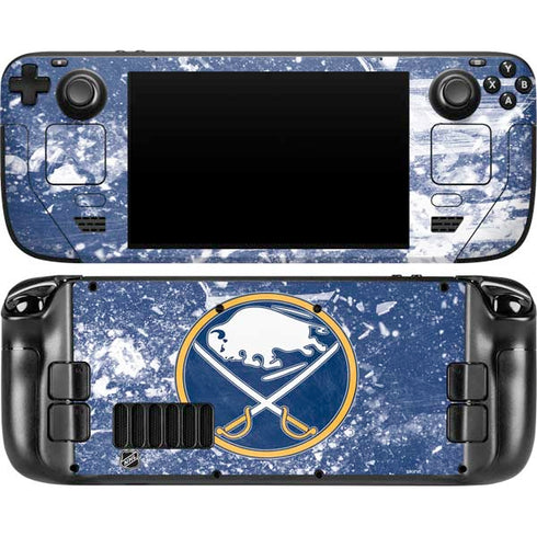 NHL Buffalo Sabres Frozen Steam Deck Handheld Gaming Computer OLED Skin