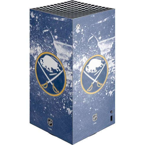 NHL Buffalo Sabres Frozen XBox Series X Digital Edition Console Skin