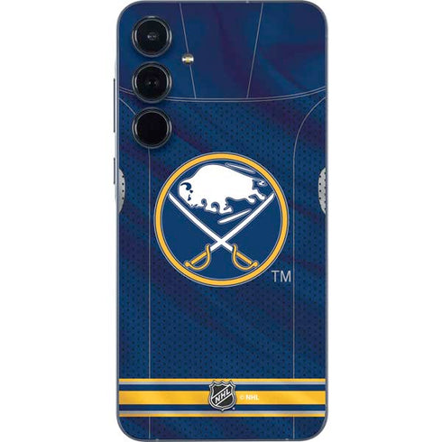 NHL Buffalo Sabres Home Jersey Galaxy A55 5G Skin