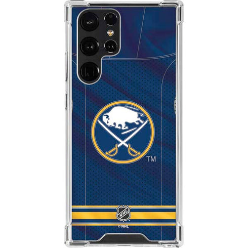 NHL Buffalo Sabres Home Jersey Galaxy S23 Ultra Clear Case