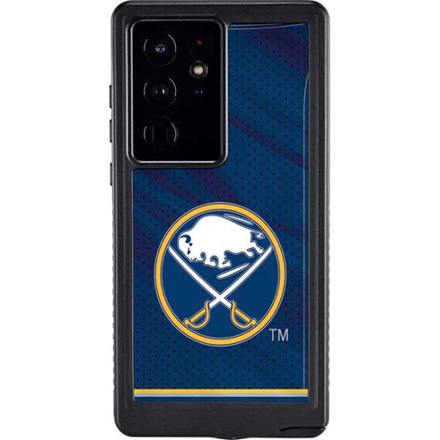 NHL Buffalo Sabres Home Jersey Galaxy S24 Ultra Waterproof Case