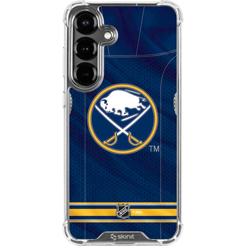 NHL Buffalo Sabres Home Jersey Galaxy S26 Clear Case