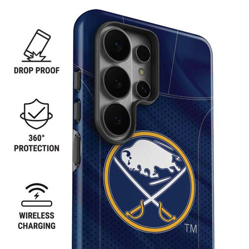 NHL Buffalo Sabres Home Jersey Galaxy S26 Ultra Impact Case