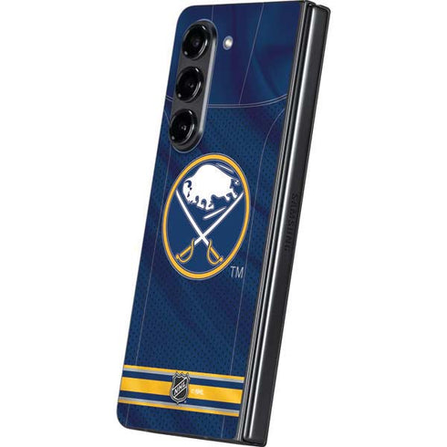 NHL Buffalo Sabres Home Jersey Galaxy Z Fold5 5G Skin