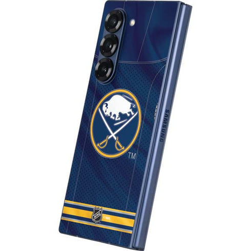 NHL Buffalo Sabres Home Jersey Galaxy Z Fold6 Skin