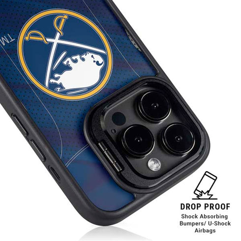 NHL Buffalo Sabres Home Jersey iPhone 14 Pro Kickstand Case