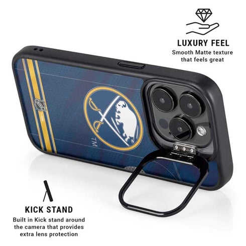 NHL Buffalo Sabres Home Jersey iPhone 15 Pro Max Kickstand Case