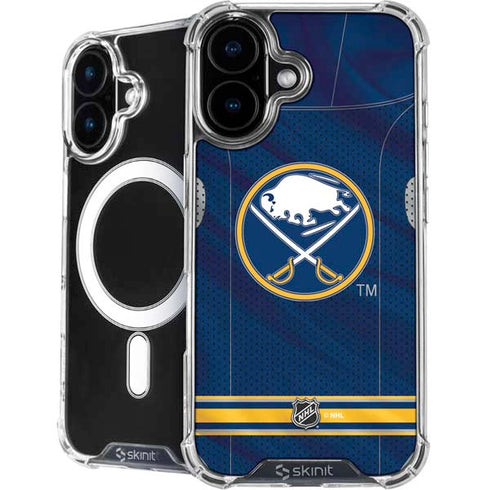 NHL Buffalo Sabres Home Jersey iPhone 16 MagSafe Case