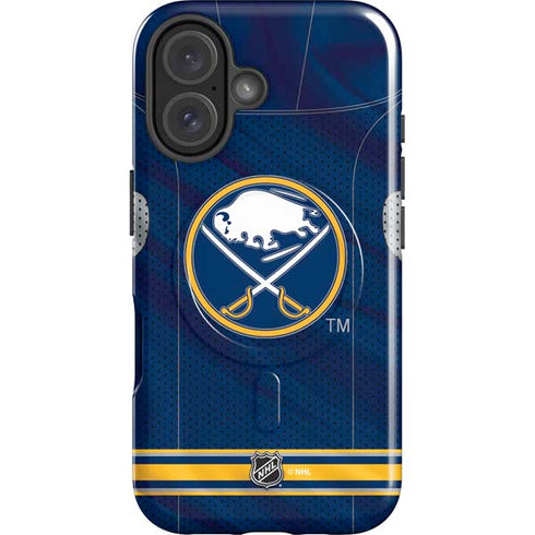 NHL Buffalo Sabres Home Jersey iPhone 16 Magsafe Impact Case