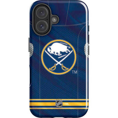 NHL Buffalo Sabres Home Jersey iPhone 16 Plus Impact Case