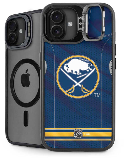 NHL Buffalo Sabres Home Jersey iPhone 16 Plus Kickstand Case