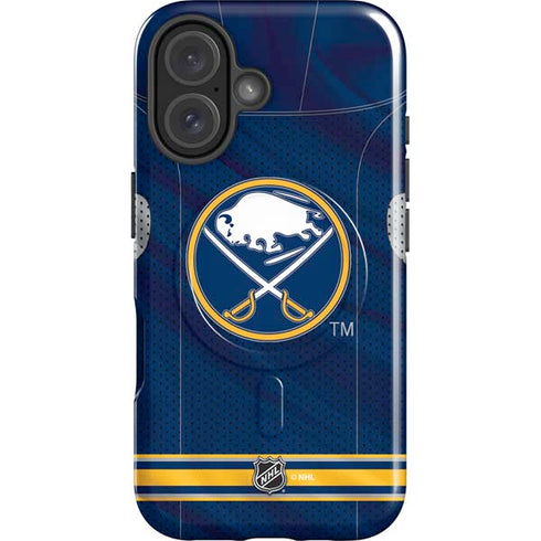 NHL Buffalo Sabres Home Jersey iPhone 16 Plus Magsafe Impact Case