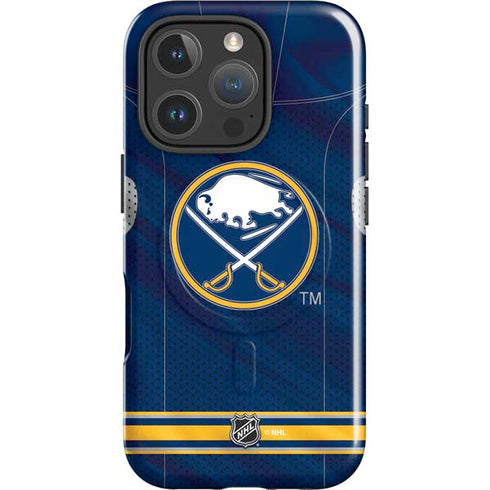 NHL Buffalo Sabres Home Jersey iPhone 16 Pro Max Magsafe Impact Case