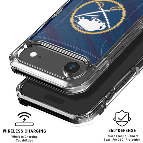 NHL Buffalo Sabres Home Jersey iPhone 17 Air Clear Case