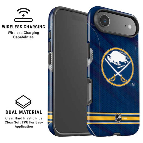 NHL Buffalo Sabres Home Jersey iPhone 17 Air Magsafe Impact Case