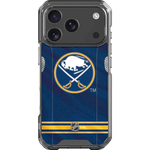 NHL Buffalo Sabres Home Jersey iPhone 17 Pro Clear Case