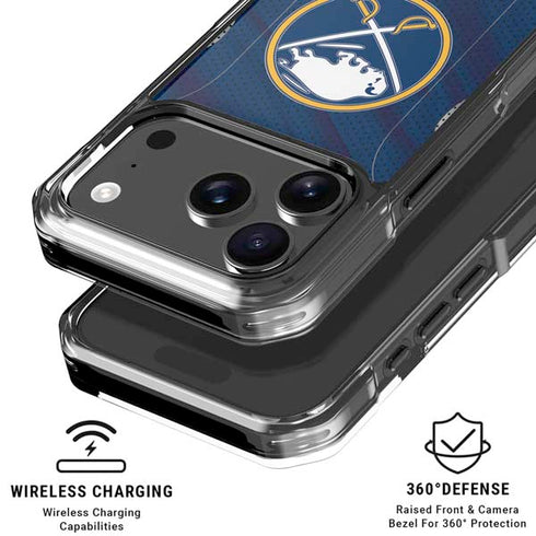 NHL Buffalo Sabres Home Jersey iPhone 17 Pro Clear Case