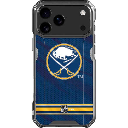 NHL Buffalo Sabres Home Jersey iPhone 17 Pro Max Clear Case