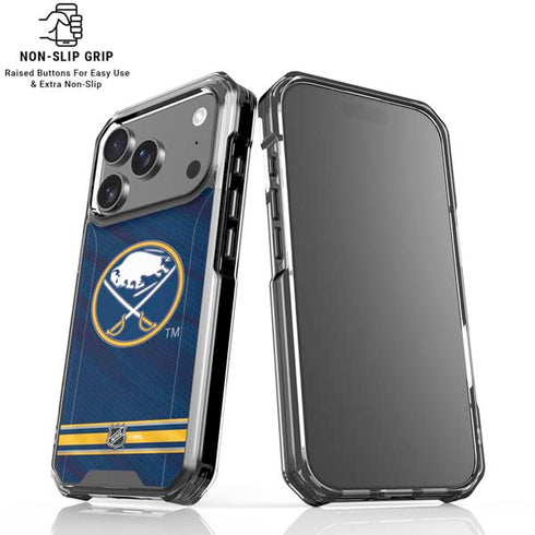 NHL Buffalo Sabres Home Jersey iPhone 17 Pro Max Clear Case