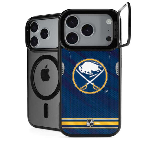 NHL Buffalo Sabres Home Jersey iPhone 17 Pro Max Kickstand Case