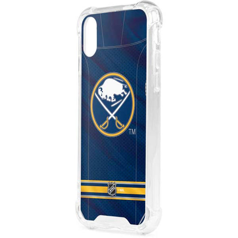 NHL Buffalo Sabres Home Jersey iPhone XS Clear Case