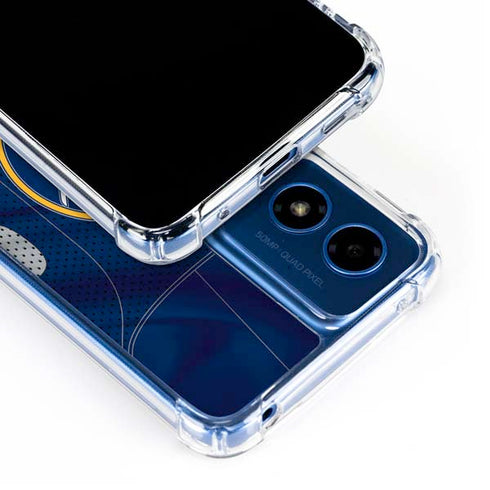 NHL Buffalo Sabres Home Jersey Moto G 5G (2024) Clear Case