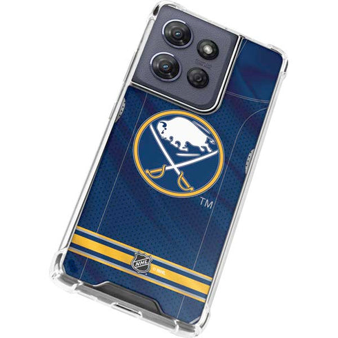 NHL Buffalo Sabres Home Jersey Moto G Play 5G (2025) Clear Case