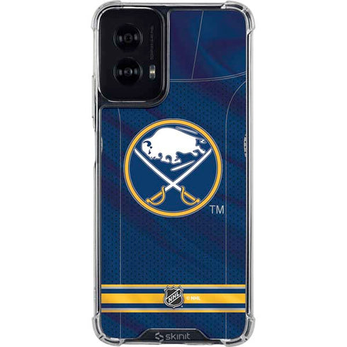 NHL Buffalo Sabres Home Jersey Moto G Power 5G (2024) Clear Case