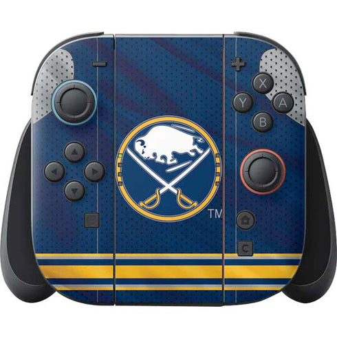 NHL Buffalo Sabres Home Jersey Nintendo Switch 2 (2025) Joy-Con Controller Skin